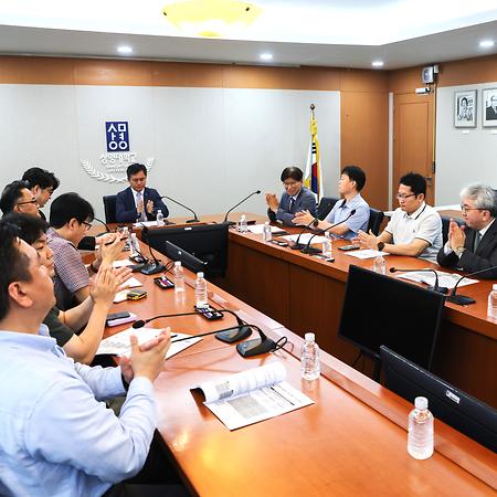 충남라이즈사업 선정에 따른 총장 주재 관계자 간담회 개최